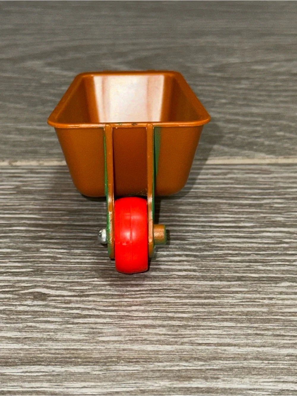 Playmobil brown wheelbarrow